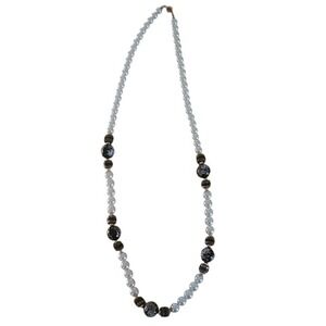 Vintage Japan 15" Faux Glass Pearl Necklace | Japanese Made Single Strand Choker